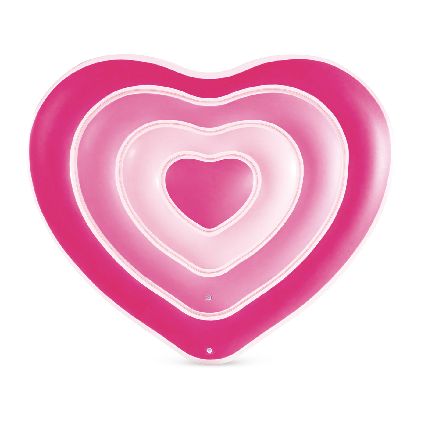 Intex Materassino Mare Gonfiabile Cuore, PVC, Rosa, 155x135x25 cm