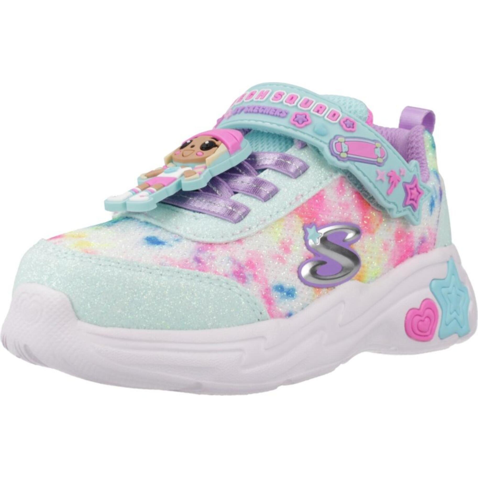 Zapatillas Niña Skech Squad Azul