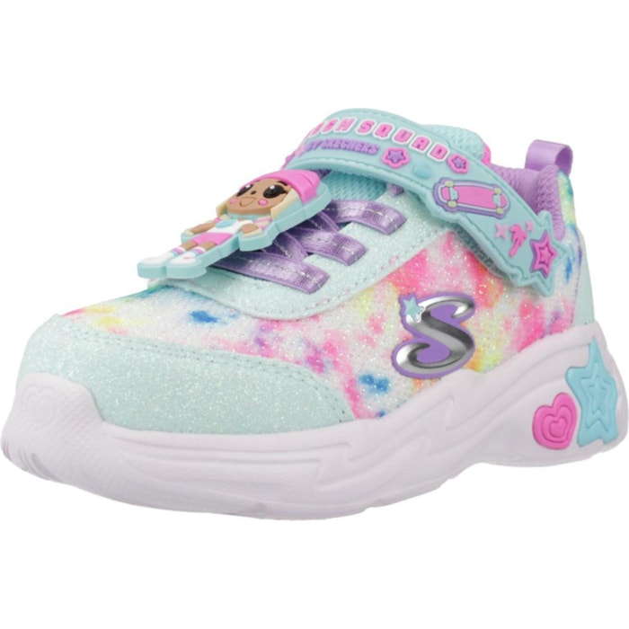 Zapatillas Niña Skech Squad Azul