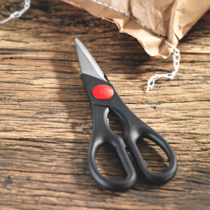 20 cm, Ciseaux multi-usages, Noir mat