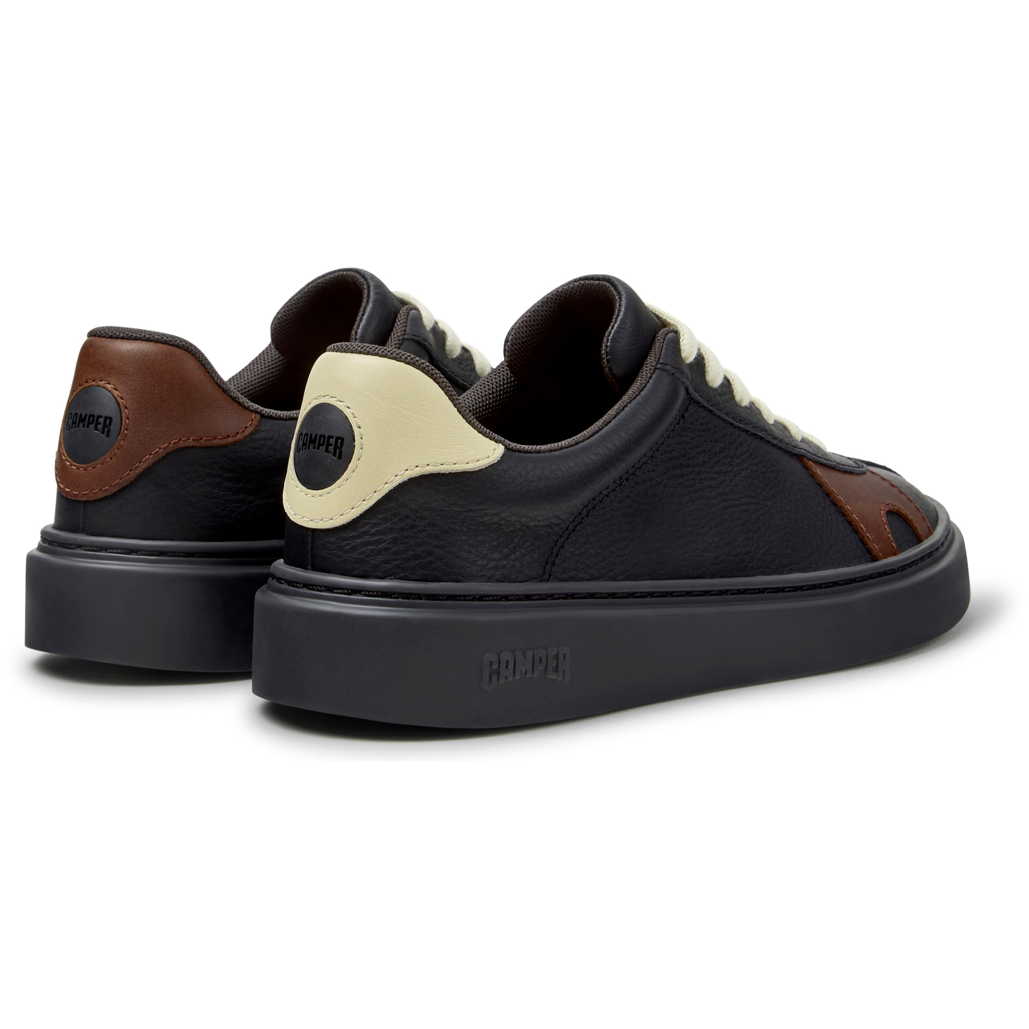 Zapatillas - CAMPER Runner Twentyfive Twins - Negro - Piel lisa