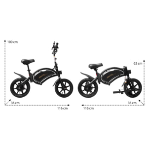 Draisienne UrbanGlide e-bike 160 - Roues 16'' - Bequille