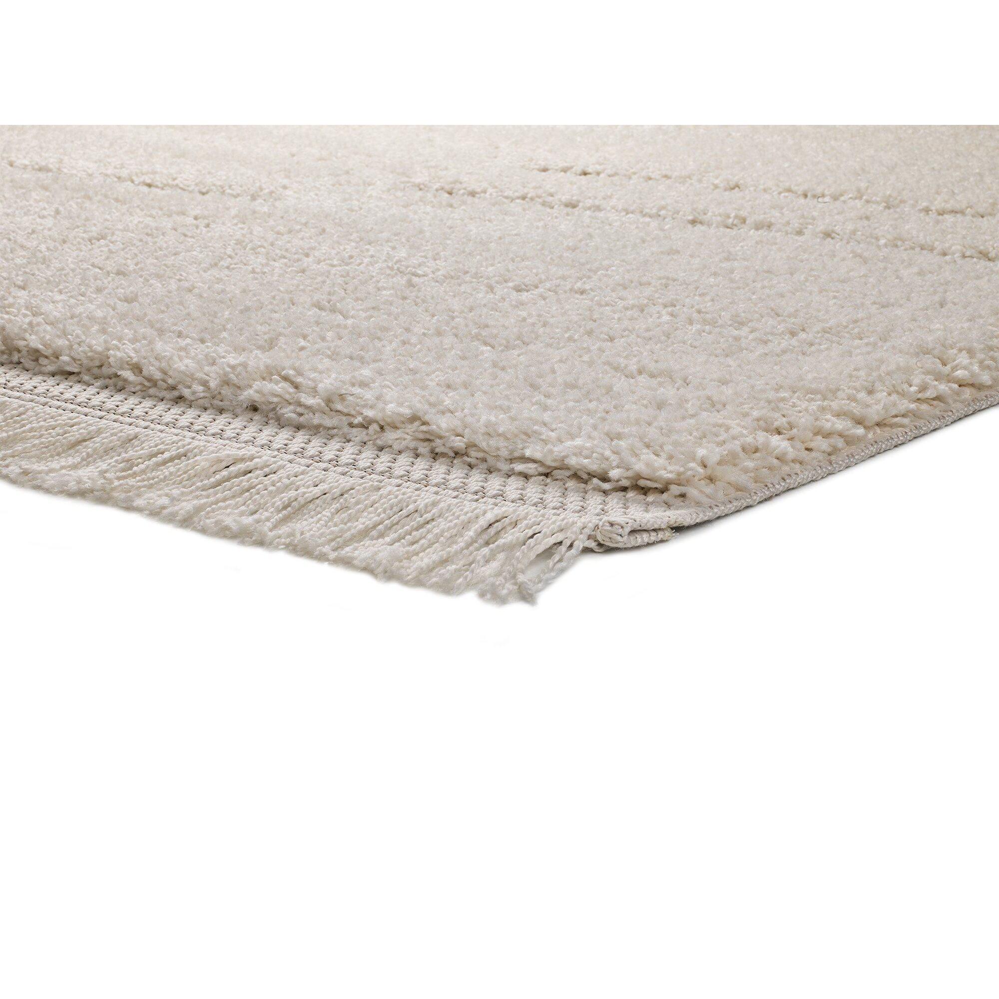 Alfombra de estilo escandinavo Kai blanco, varias medidas disponibles