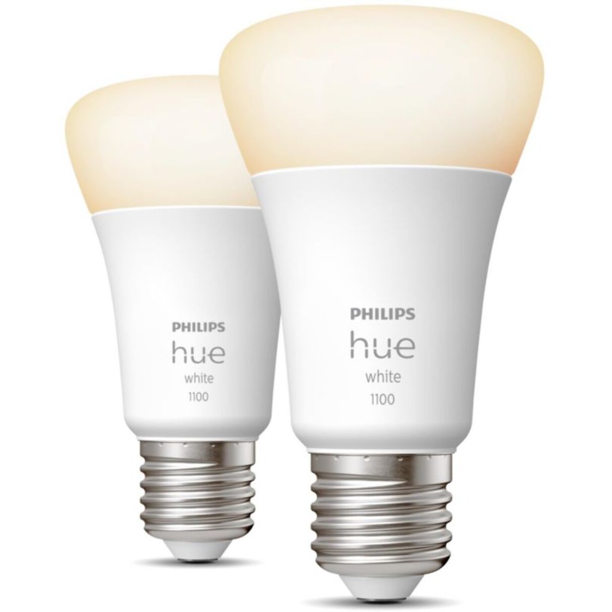 Ampoule LED connectée PHILIPS HUE White E27 75W x2