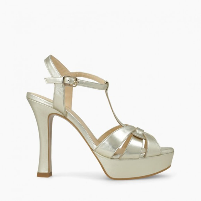 SANDALIAS DORADAS TARAN