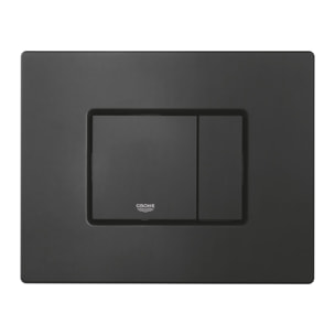 Plaque de commande WC Even, Noir