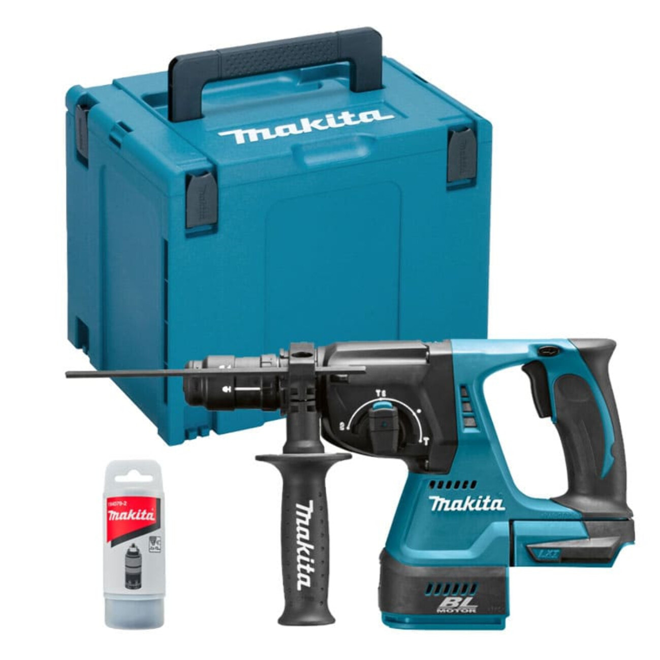 MAKITA SDS-Plus 18V Li-Ion 24 mm taladro percutor - Sin batería ni cargador - DHR243ZJ