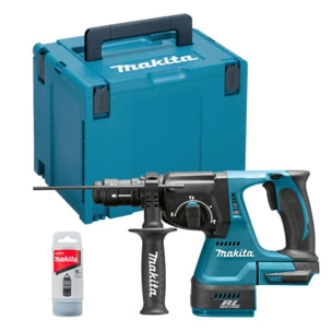 MAKITA SDS-Plus 18V Li-Ion 24 mm taladro percutor - Sin batería ni cargador - DHR243ZJ