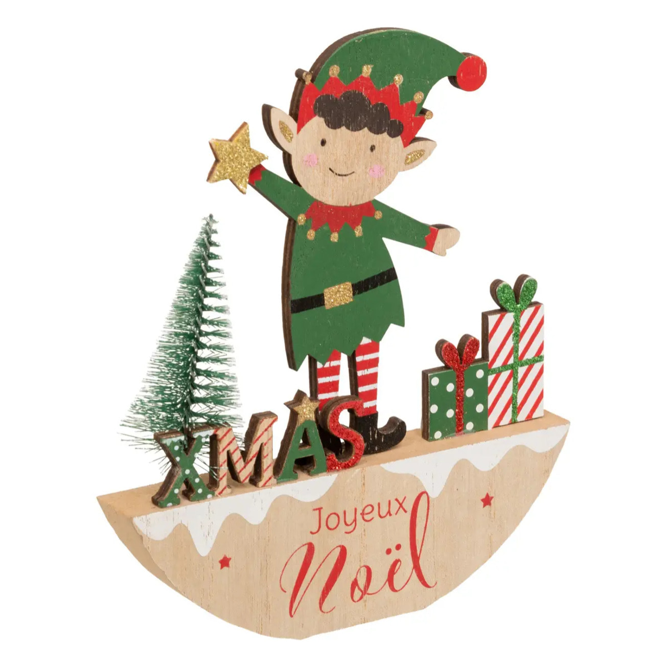 DECO BOIS LUTIN H17