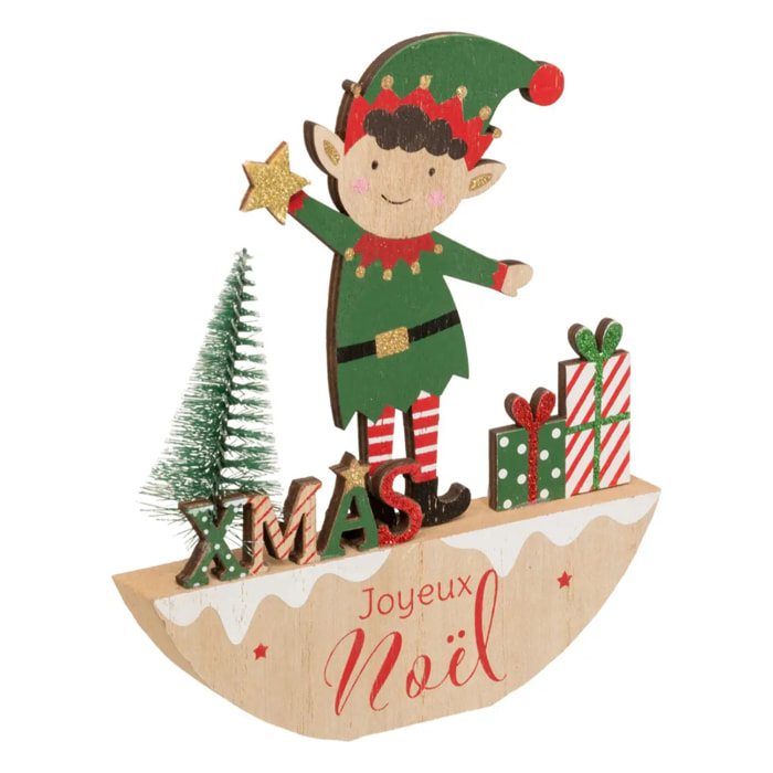 DECO BOIS LUTIN H17