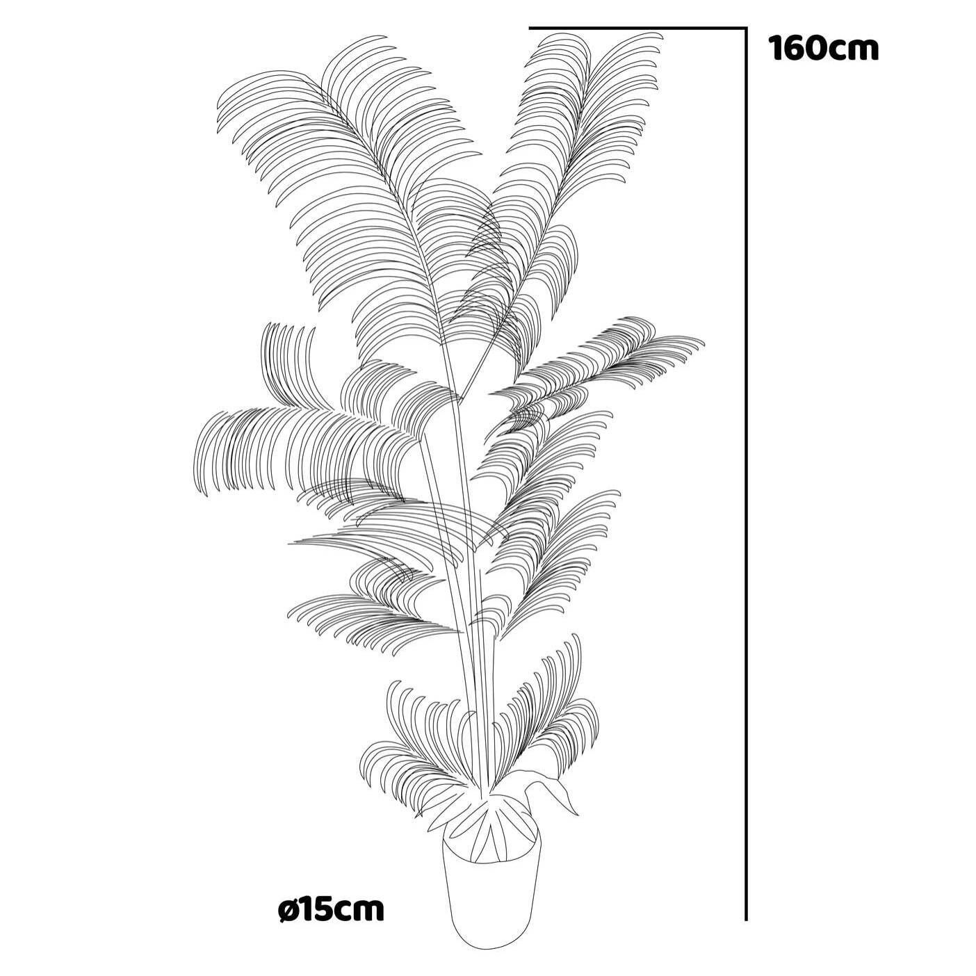 Potted- Pianta Artificiale in vaso H160 cm