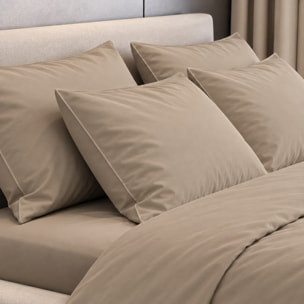SARTORIALE Completo letto Elegance Tinta Unita in Percalle