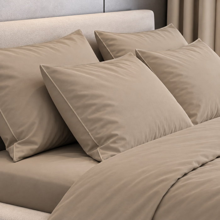 SARTORIALE Completo letto Elegance Tinta Unita in Percalle