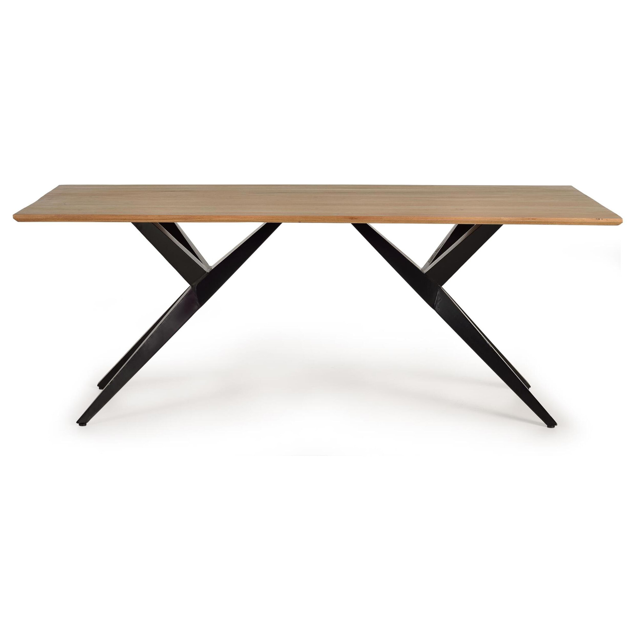 Mesa de comedor - madera de acacia y metal