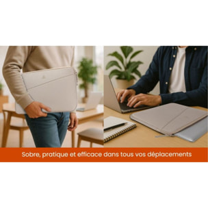 Housse ADEQWAT 15-16'' beige chiné