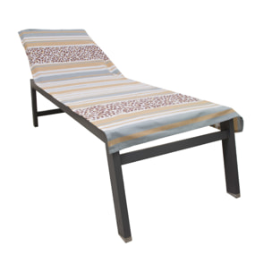 Telo Mare Lettino Con Lacci Disegno Mandili