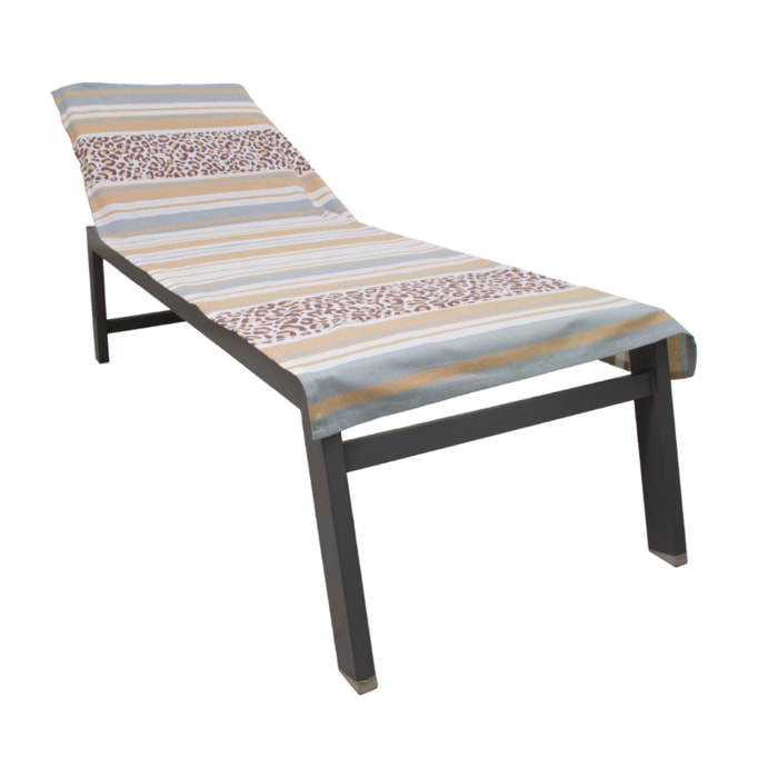 Telo Mare Lettino Con Lacci Disegno Mandili