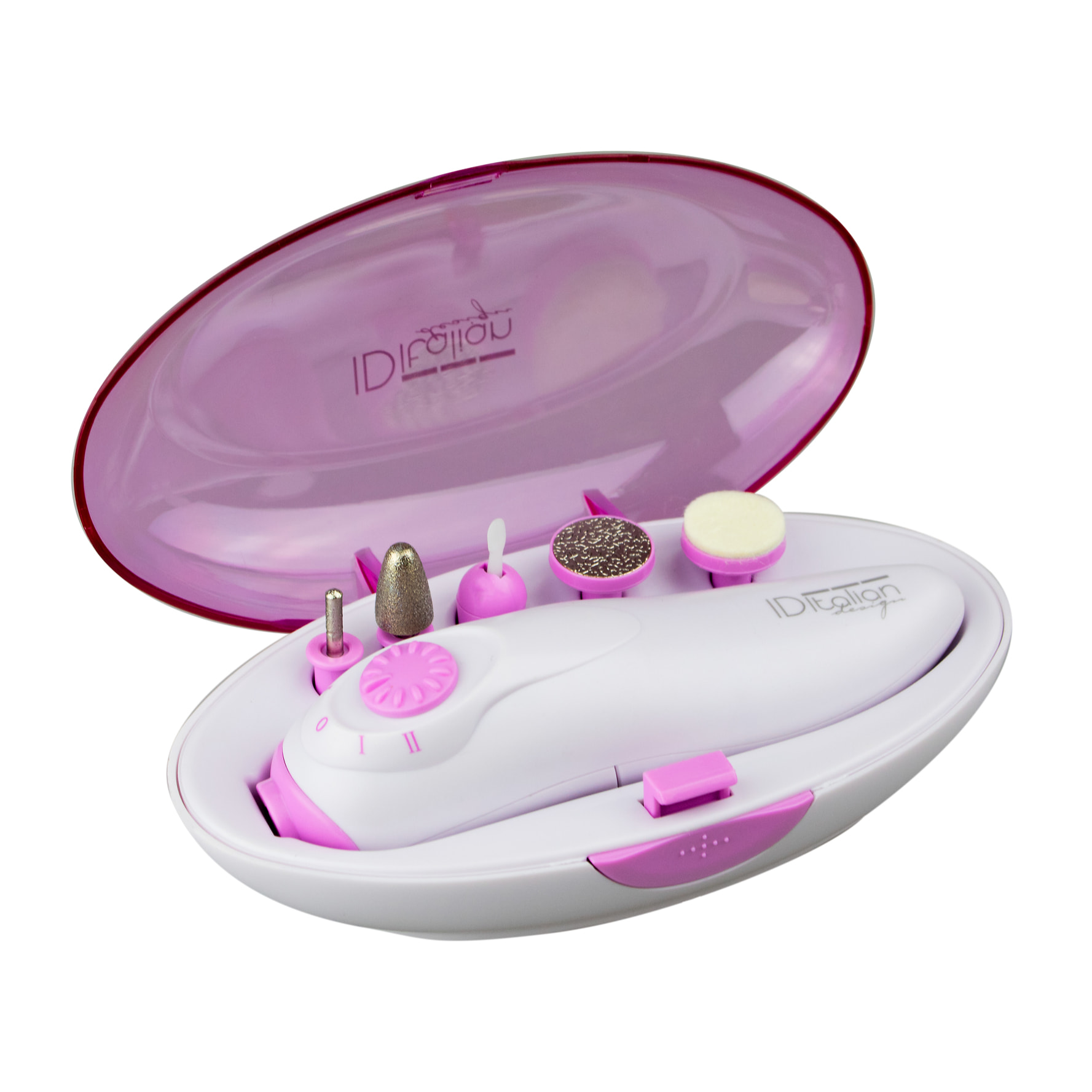 Set Per Manicure E Pedicure Bianco E Rosa