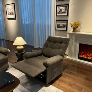 Sillón Relax Cosmo Lift Gris Tabaco