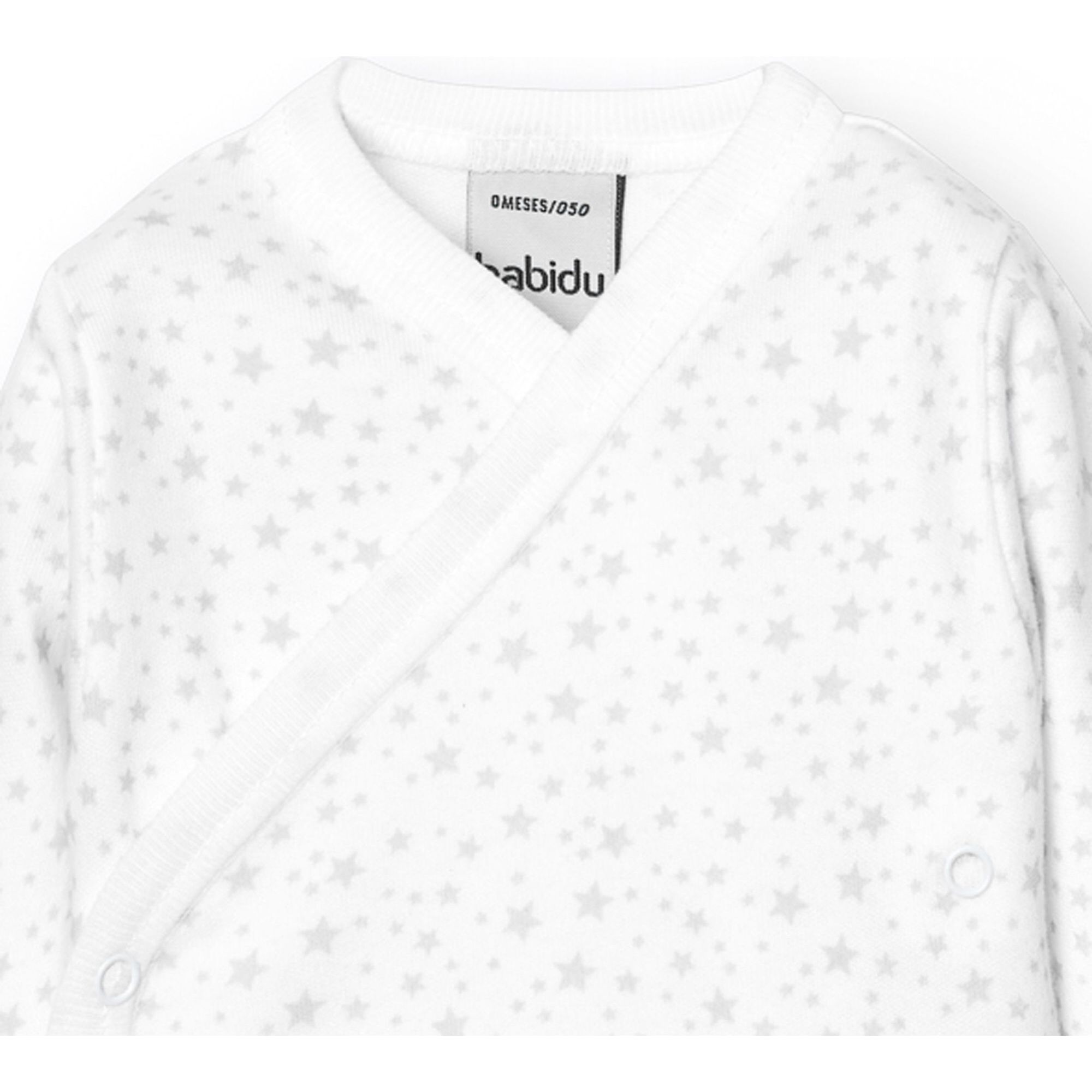 Body bebé manga larga cuello puntilla