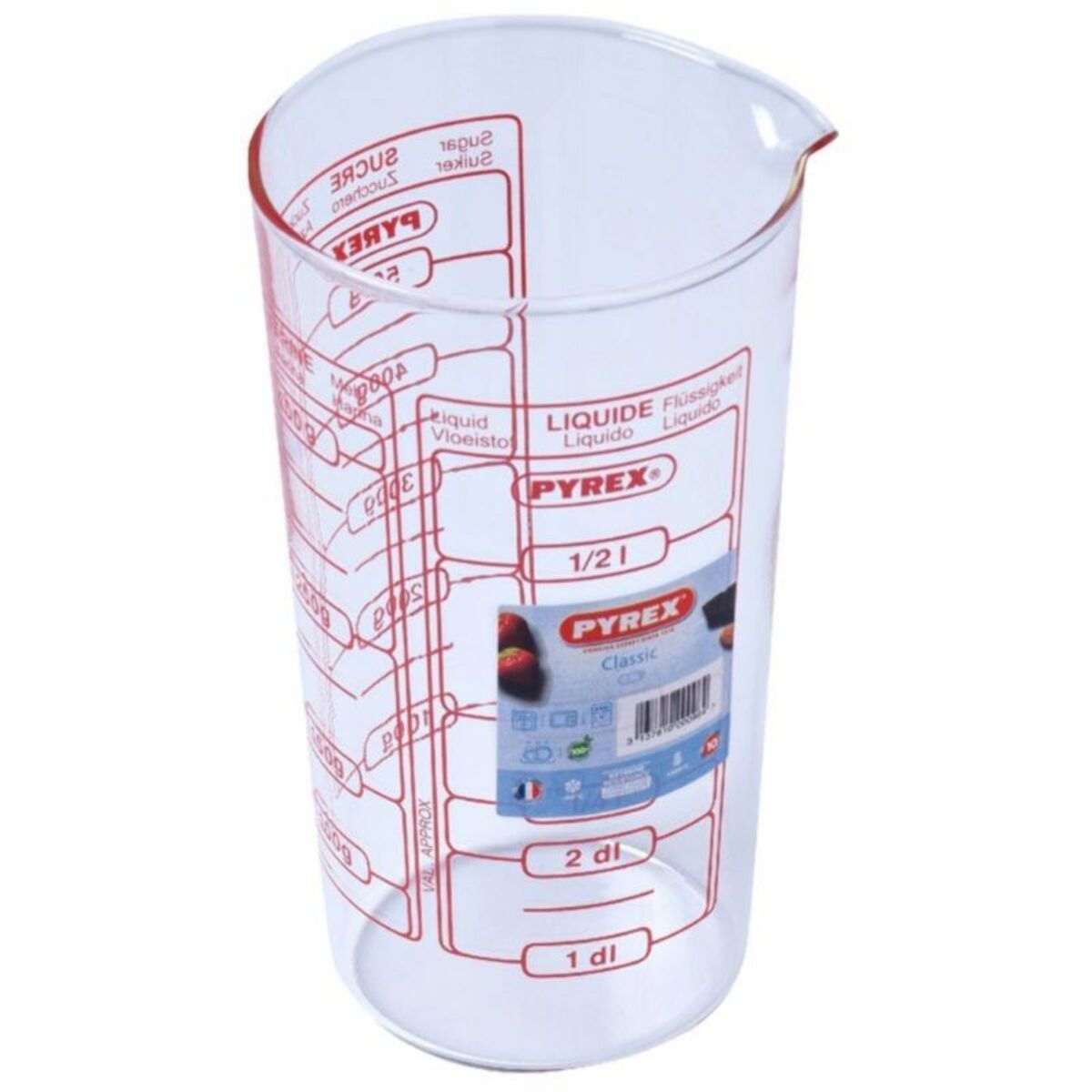 Verre doseur PYREX verre mesureur 0.5L