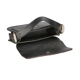Borsa a mano da donna - Modello Aleide - Vera pelle - 18.0 x 11.0 x 6.5 cm