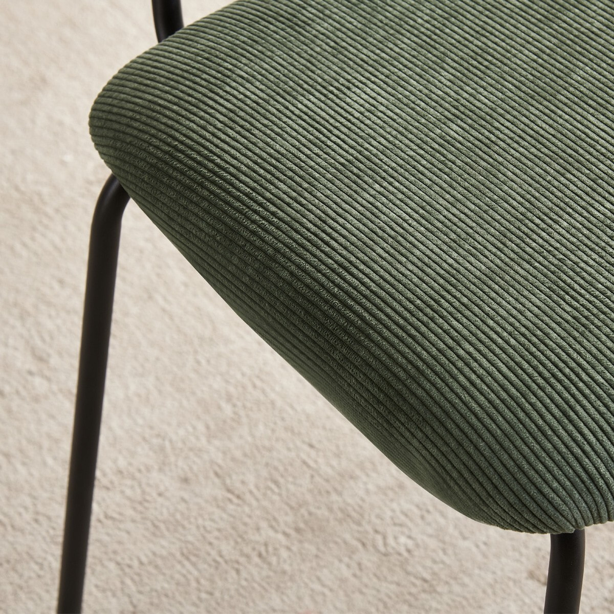 Lot de 2 chaises en velours côtelé - NAYA