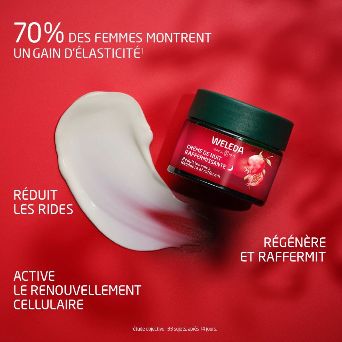 WELEDA - Rituel Raffermissant Anti âge - Crème de Jour et de Nuit - Contour des yeux - Sérum- Grenade et Peptides de Maca - Vegan - Certifié Natrue- Pot 40 ml x2 - Tube 12 ml - Flacon 30 ml et pipette