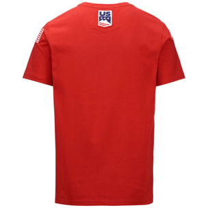 Kappa - T-Shirts & Top Uomo Donna Rosso - Ayba2 Usa Us