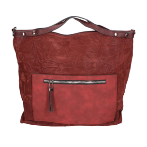 Borsa a mano da Donna Rosalia in Ecopelle Prodotto Vegano 49x39x11 cm