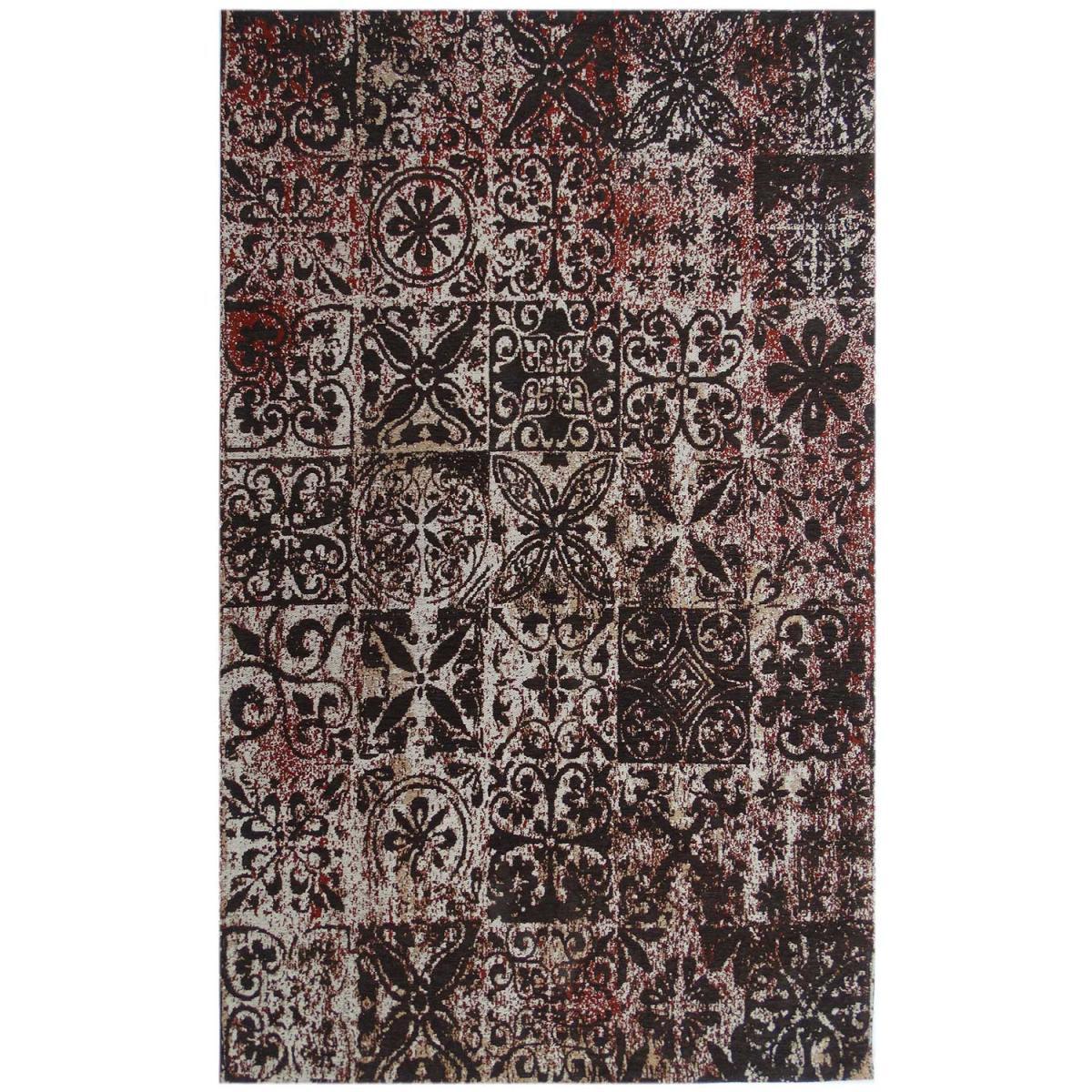 Tapis kilim fait main motif géométrique RALO