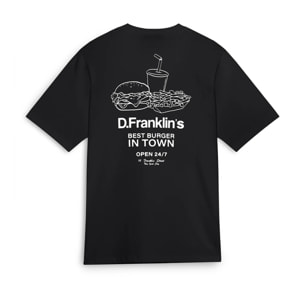 Camiseta Best Burger Negra / Blanca D.Franklin