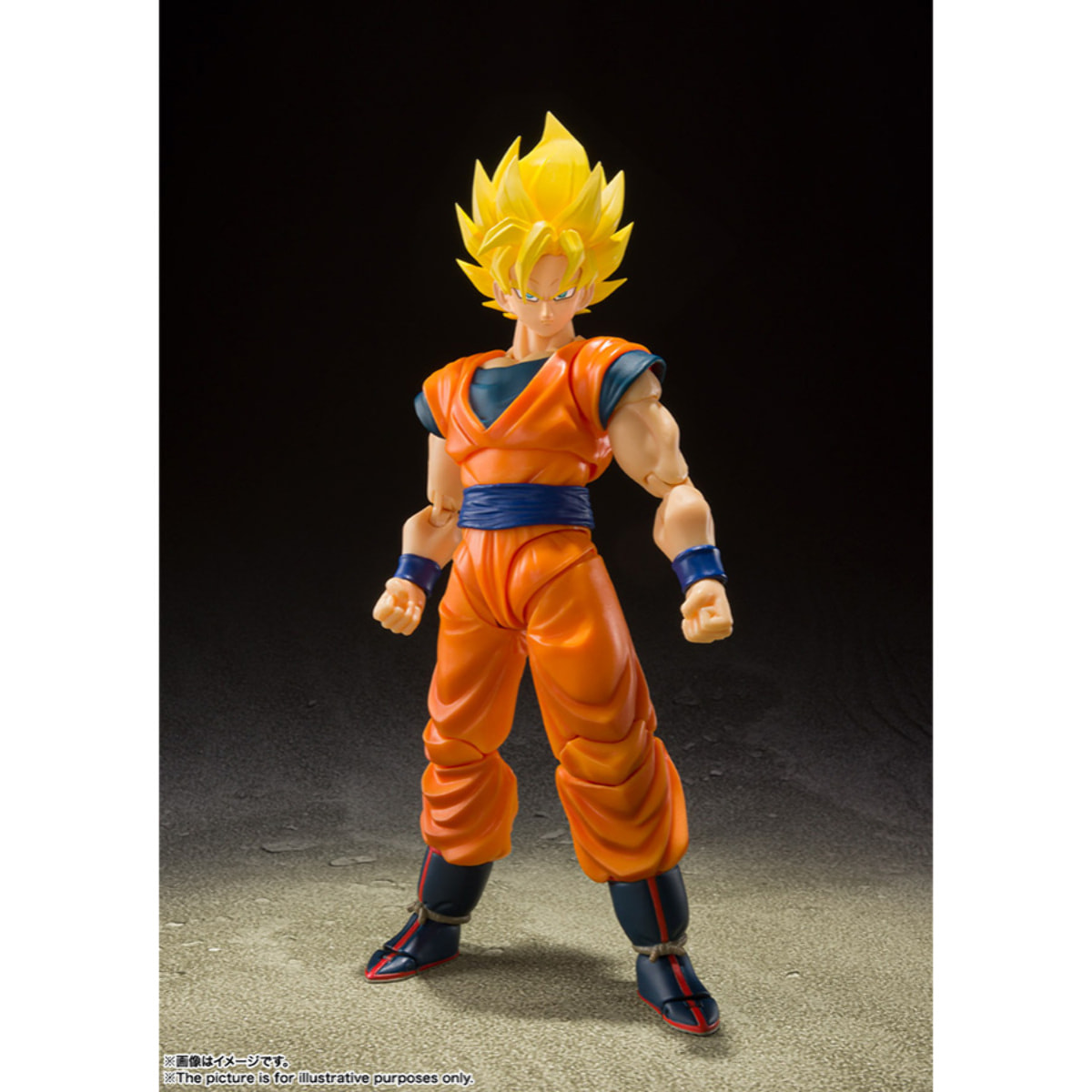 Dragon Ball Z Action Figure Pvc Son Goku Super Saiyan Full Power 14 Cm Bandai