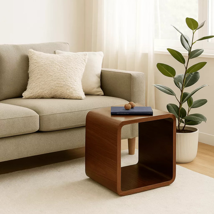 Cube Lounge noyer Kare Design