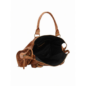 Borsa a spalla da donna - Modello Clara - Vera pelle - 41.0 x 28.0 x 13.0 cm