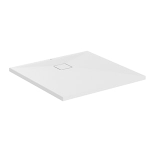 Receveur de douche antidérapant Ultra Flat Evo recoupable avec bonde longueur 80 x 80