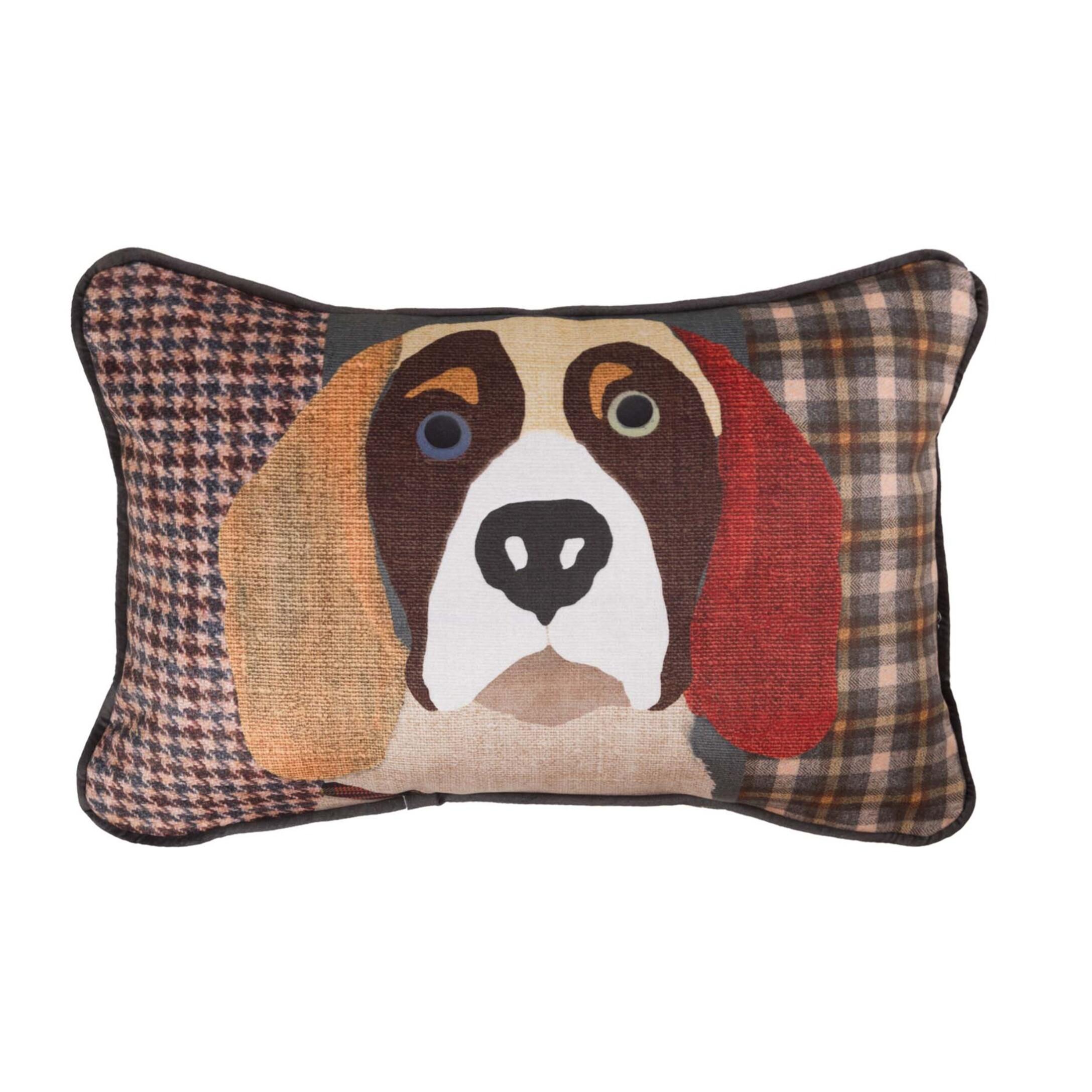 Cojin Velvet Perro 45x30 Cm