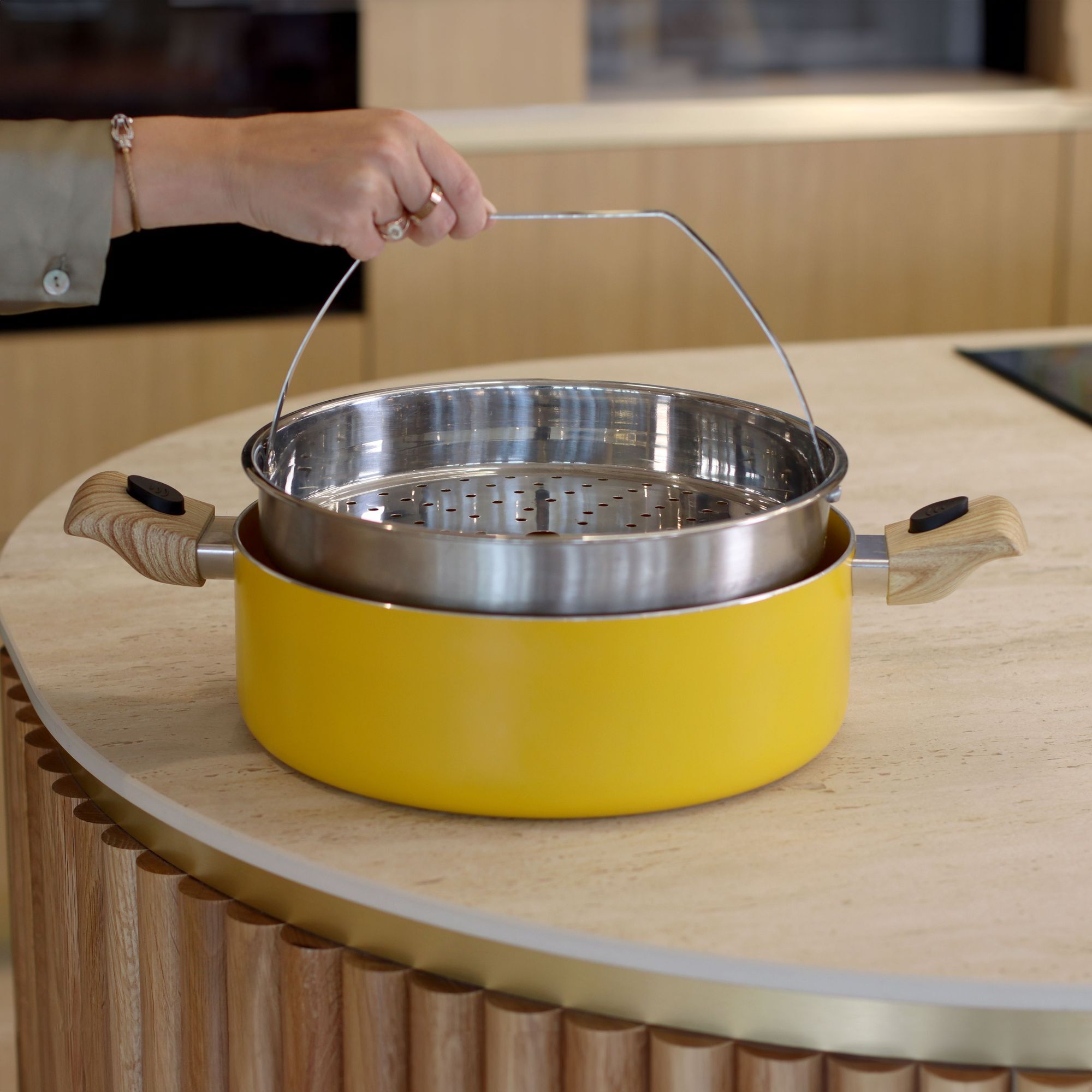 Set culinaire multiusage en aluminium - compatible induction COLORAMA