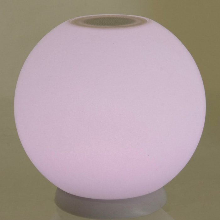 Lampada SFERA a LED con speaker Ã˜25x25 cm