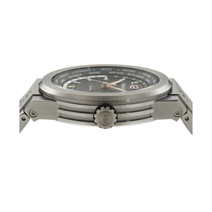 Ferragamo Reloj Analógico De Cuarzo. F-80 Worldtime