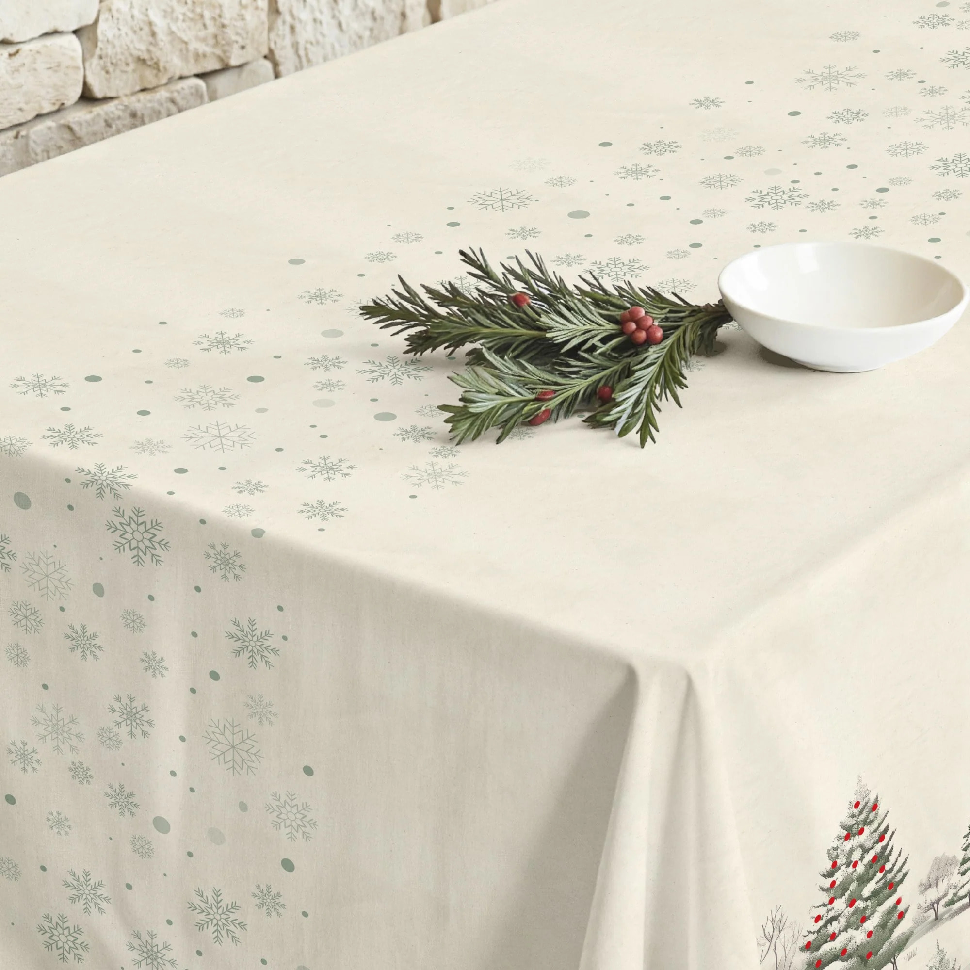 Nappe anti-taches Christmas deer cenefa 1225