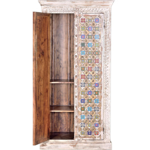 Armario de Madera de Mango 90 Cm Estilo Mediterráneo Moderno