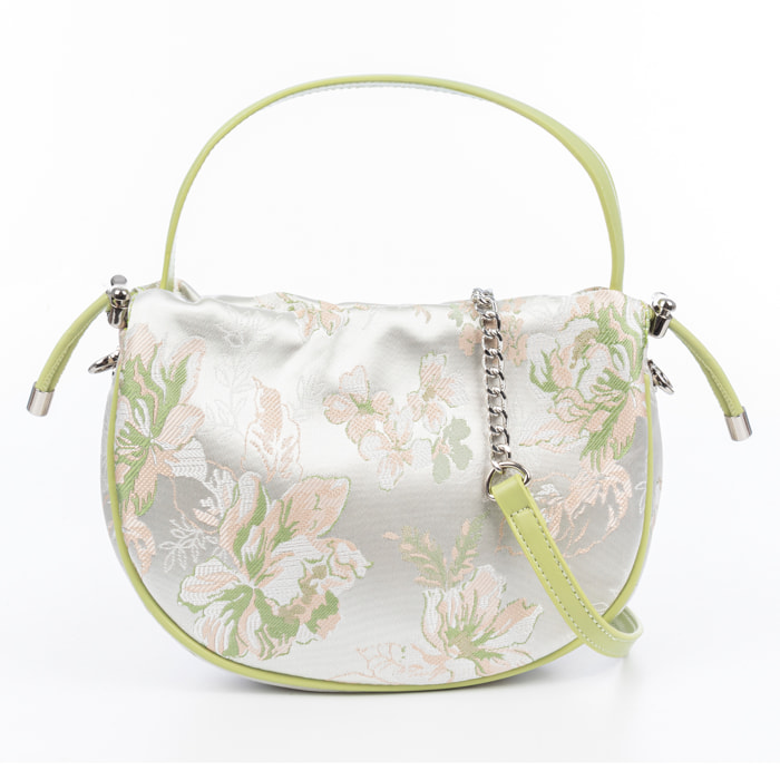 Bradano Bolso de mano Mujer. Fabricado en tela y piel sintética PU.