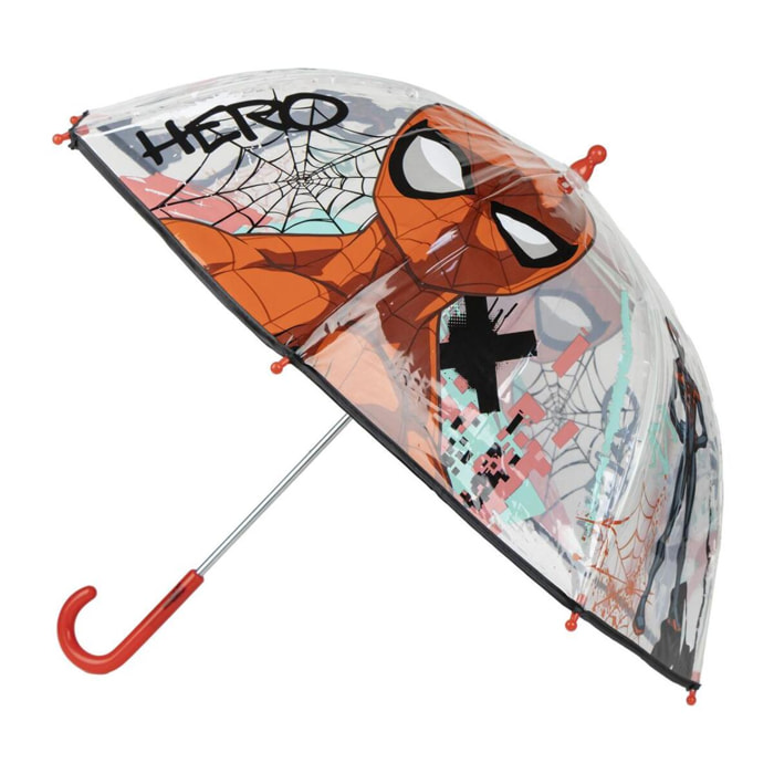 Paraguas manual poe burbuja spiderman