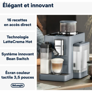 Expresso Broyeur DELONGHI FEB4455.G Rivelia Latte Gris