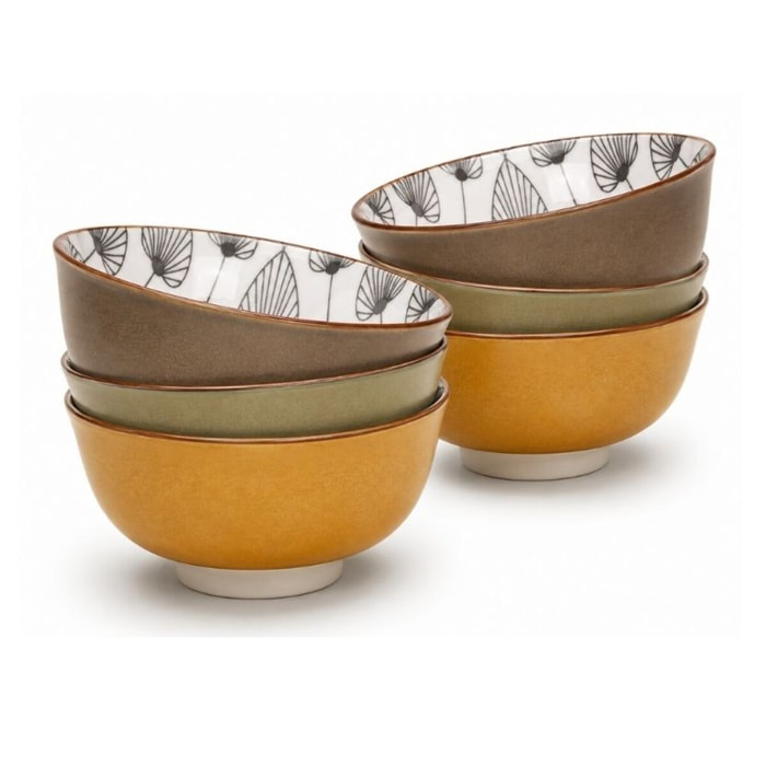 Lot de 6 petits bols, SASEBO