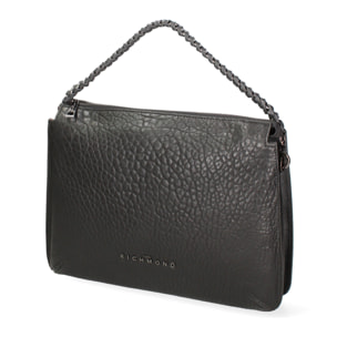 Borsa a spalla da donna Made in Italy - Corvus Plus - Vera pelle - 34.0 x 27.0 x 9.0 cm
