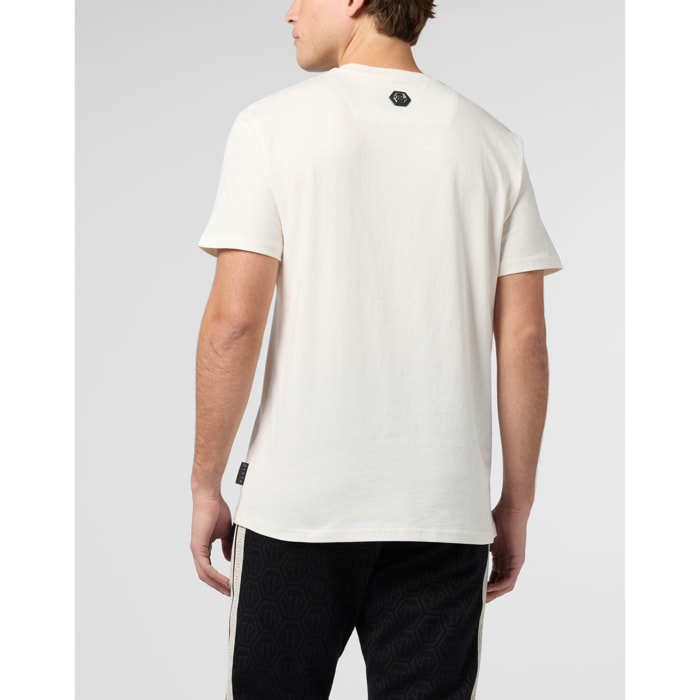 PHILIPP PLEIN Printed Round Neck T-Shirt Dragon