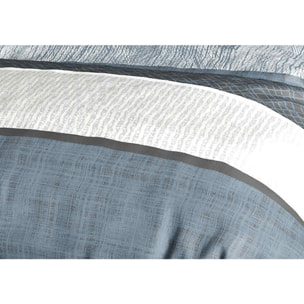 Parure Housse De Couette 3pcs 100% Coton 57fils Brehat