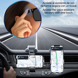 Occhiali intelligenti GS01, chiamata bluetooth, assistente vocale, controllo remoto della fotocamera.